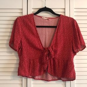 Pacsun Tie Front Top